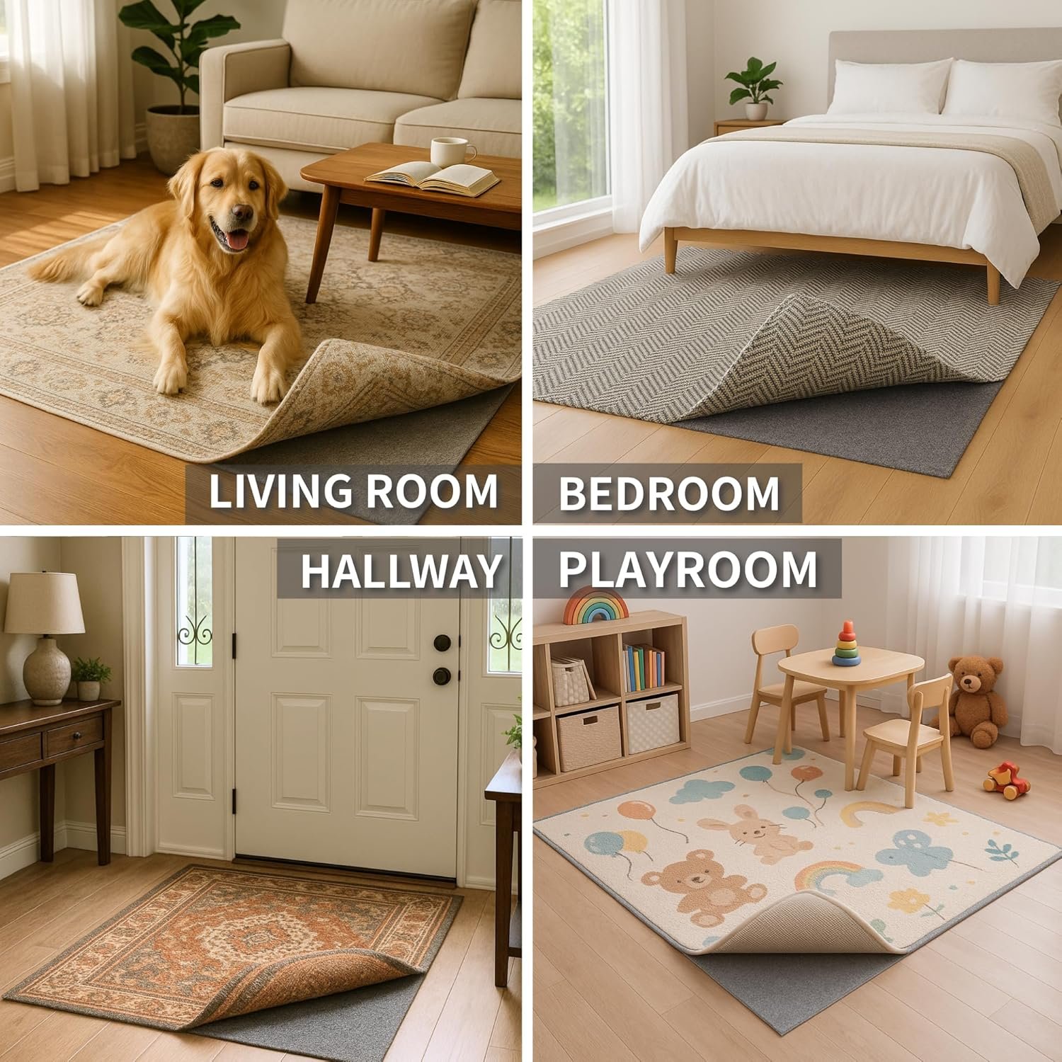 CozyDen Non Slip Rug Gripper Pads - Image 3