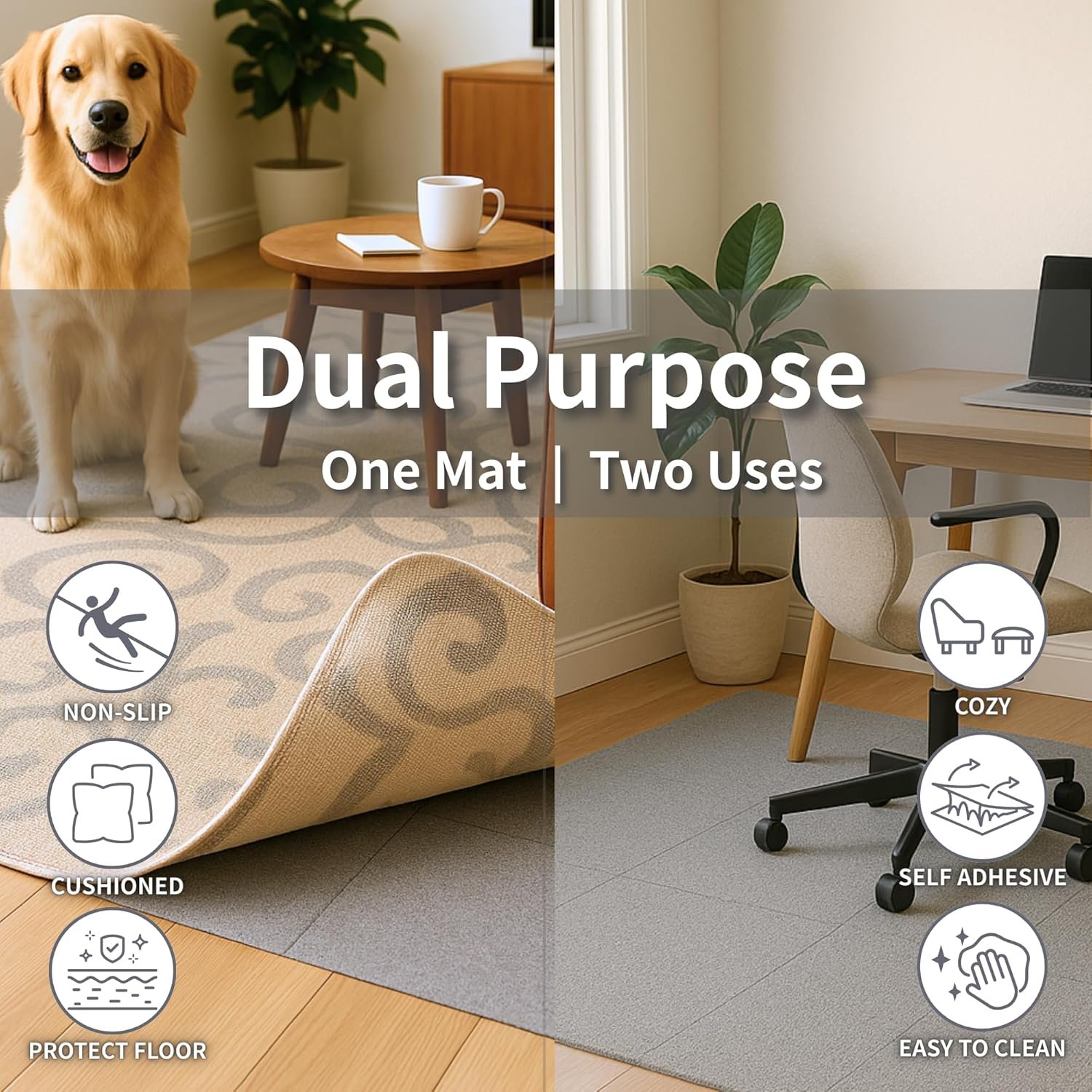 CozyDen Non Slip Rug Gripper Pads - Image 6