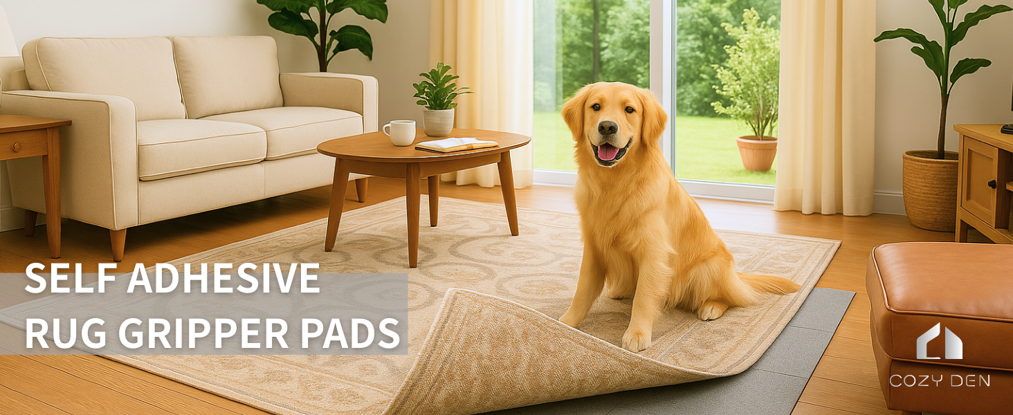 CozyDen Non Slip Rug Gripper Pads - Image 13